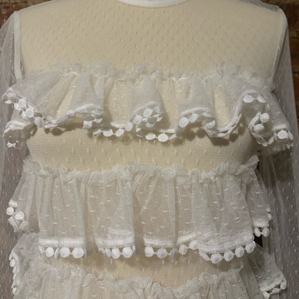 Forever21 see through blouse in S size - Picture 2 of 5